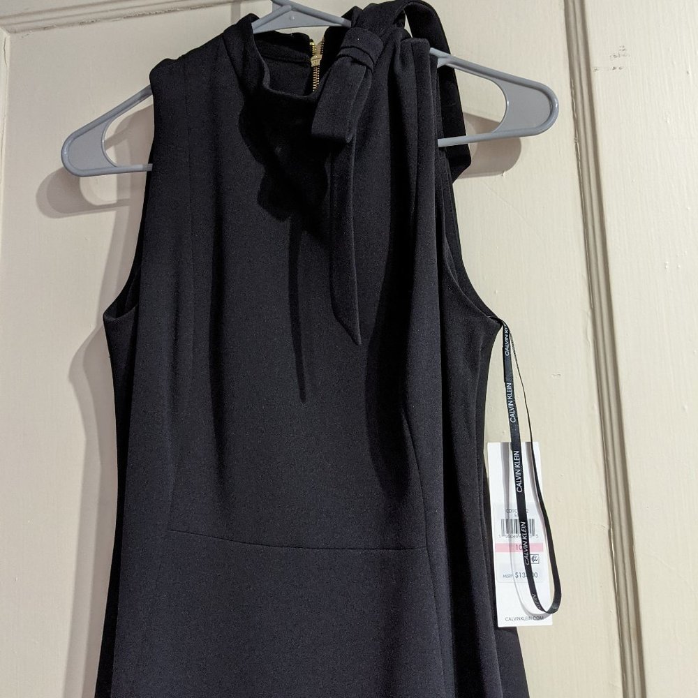 NWT Sz 10 Black Calvin Klein Dress